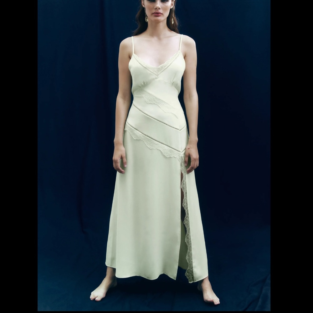 Zara long slip dress